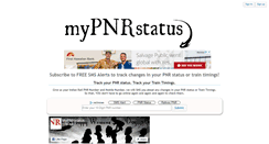 Desktop Screenshot of mypnrstatus.com