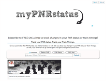 Tablet Screenshot of mypnrstatus.com